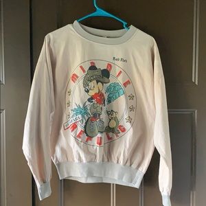 Vintage Minnie Mouse long sleeve safari shirt